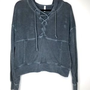 Free People Movement Gray Hoodie